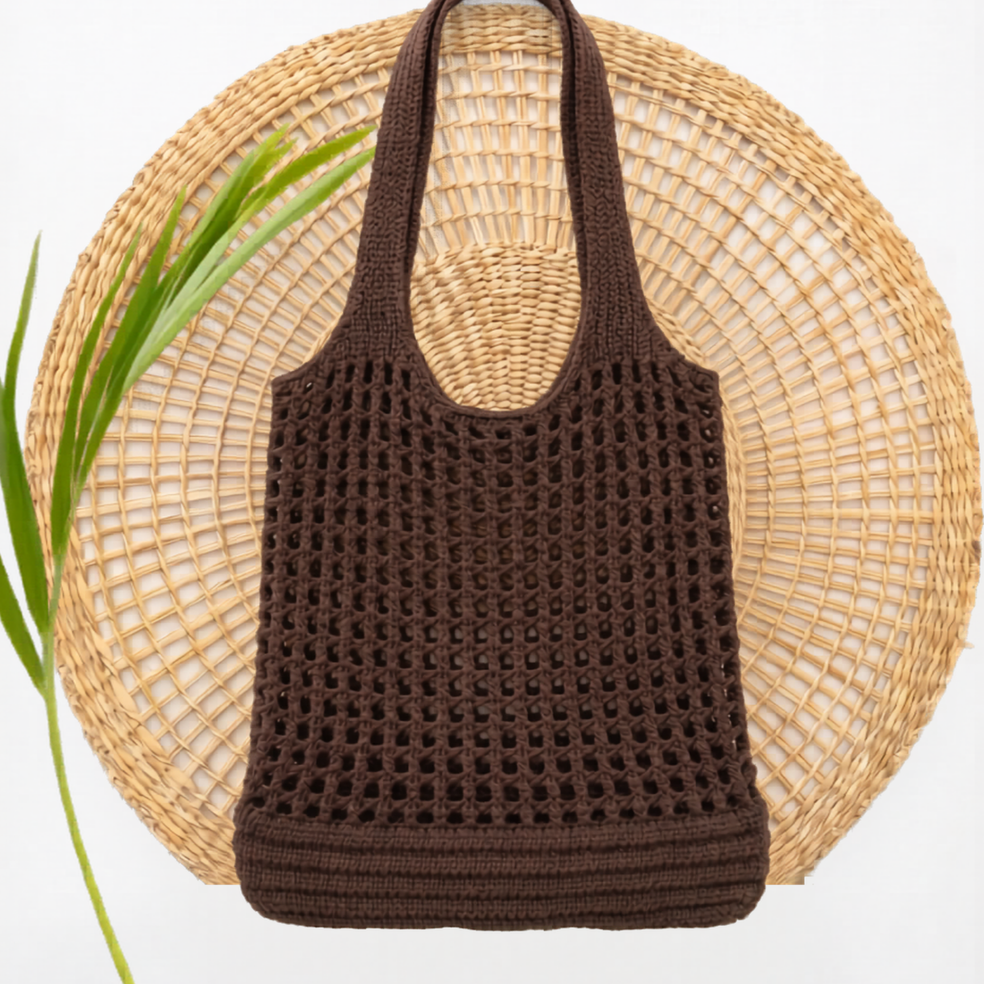 Sac Bayou marron sur support